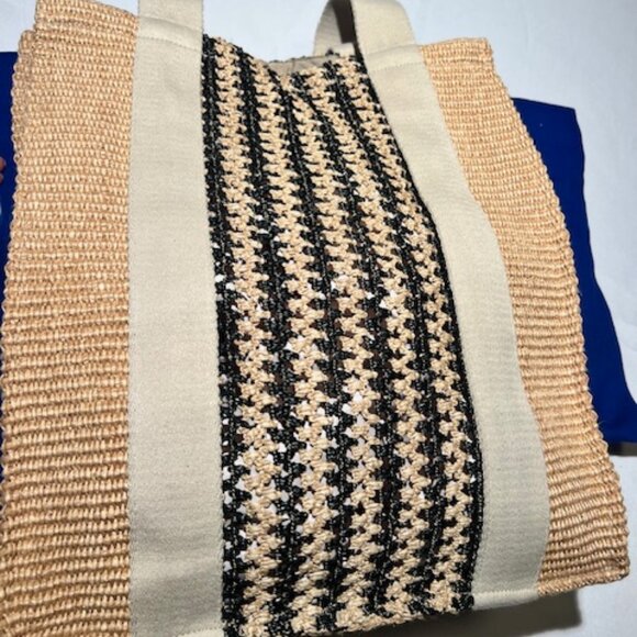 ISABEL MARANT striped straw tote - Picture 6 of 8
